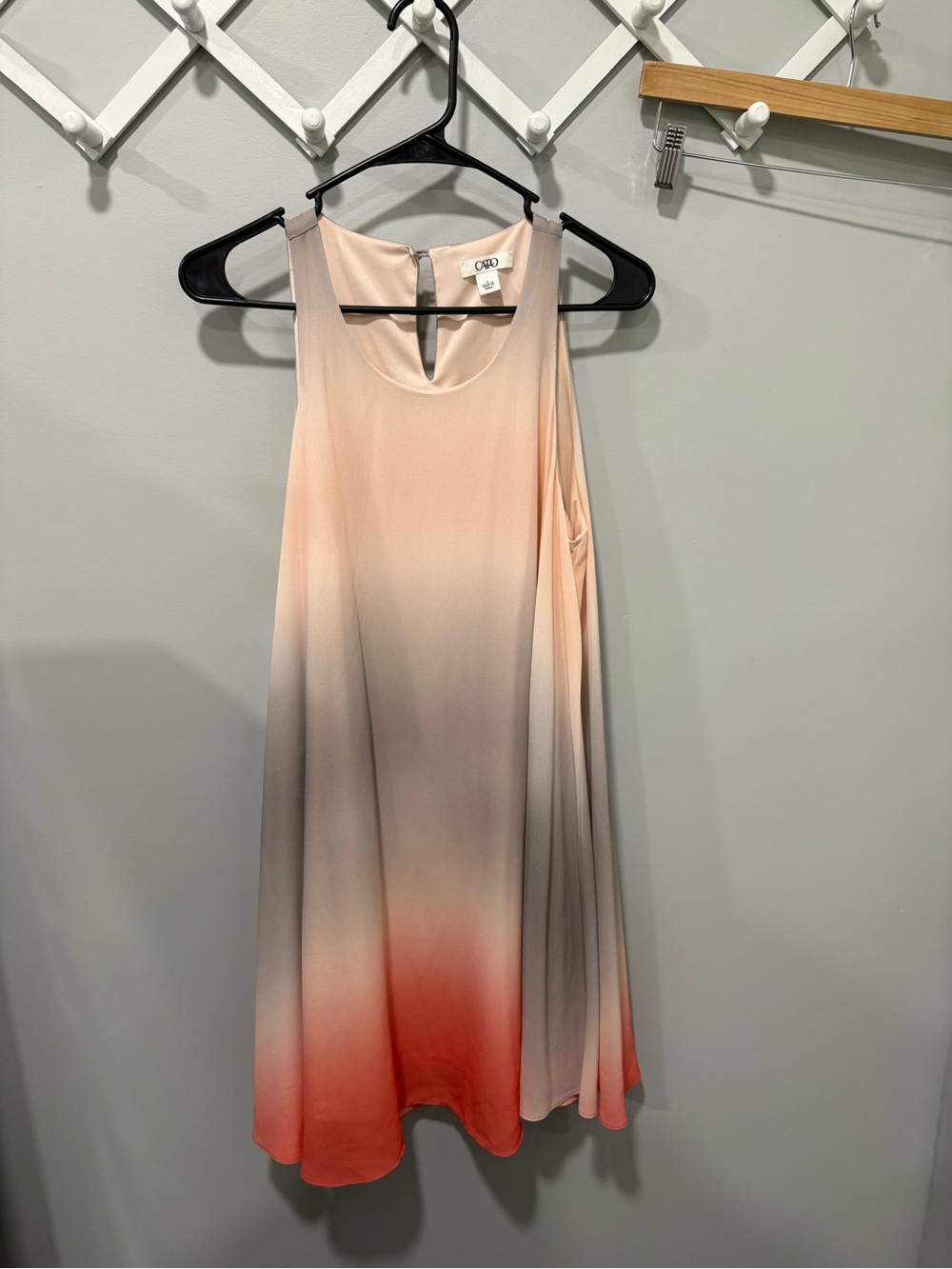 Cato womens ombré tank dress size large